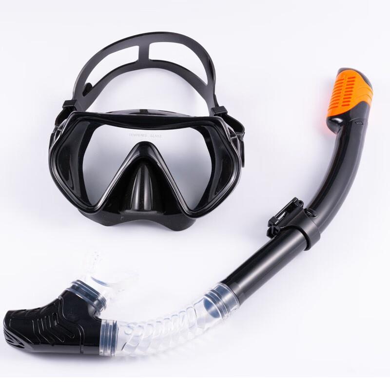 YBLKJ Large Frame Snorkeling Set with HD Mask & Snorkel