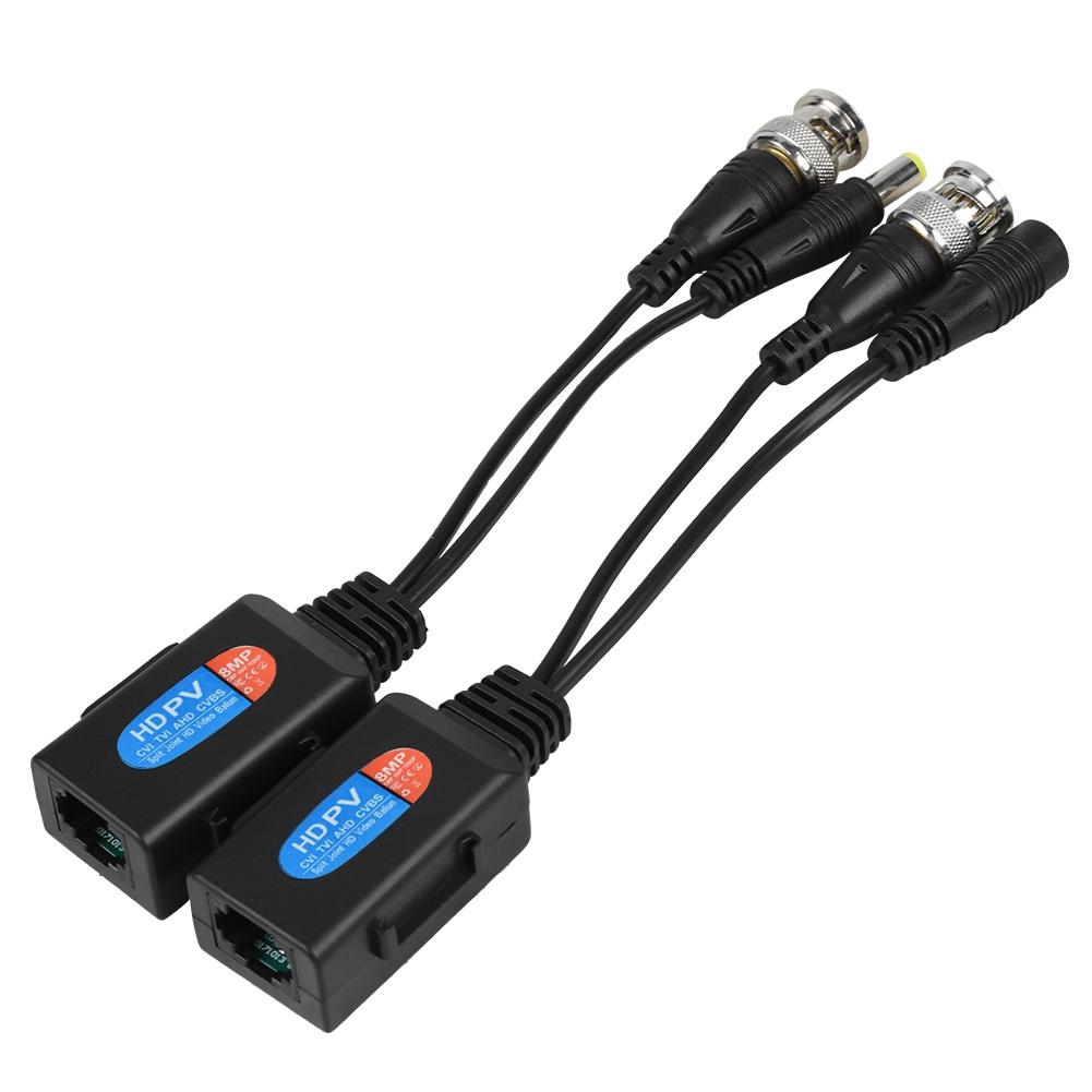 Passive Audio CCTV Balun Twisted Transmitter Power Supply for HDCVI HDTVI AHD Camera