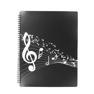 Musikalisches Themen-Heft A4 Wasserdichtes ABS für Klavier Gitarre Musikinstrument Zubehör