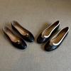 Autumn Retro Camellia One-pedal Mary Jane's New Round-headed Commuting Light-mouth Single Shoes
