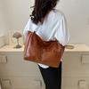 Fashionable Street Style Pu Tote Bag For Women Large Capacity Shoulder Bag