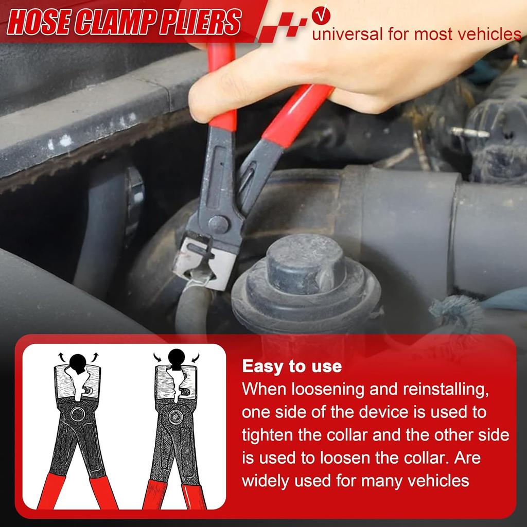 4-Piece Electrical Disconnect Pliers, Automotive Plug & Connector Tools