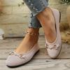 Fashion Women's Shoes 2025 Hot Sale Shallow Women's Flats Fashion Metal Decoration Daily Flats Women New Best Seller Flat Low Heels