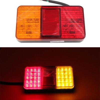 10LED Rear Tail Lights Lamps Lorry Truck Trailer Caravan Bus Motorhome 12V