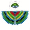 Phoenix Peacock Feather Wings Cape Mask Set for For Girl Boys Halloween Bird Show Party Performance Favor Costume