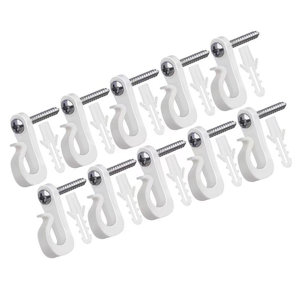 Wielofunkcyjny Hak Rynnowy Zewnętrzny Wielokrotnego Użytku Hak S Akcesorium Domowe do Łatwego Zawieszania Świątecznych Światełek i Dekoracji