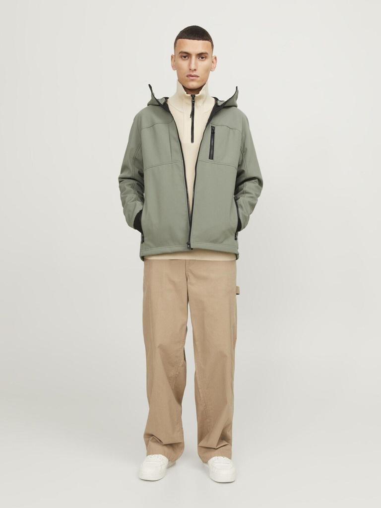 Демисезонная куртка Jack & Jones JCOPRIME Embroidery Softshell Softshelljacke agave green