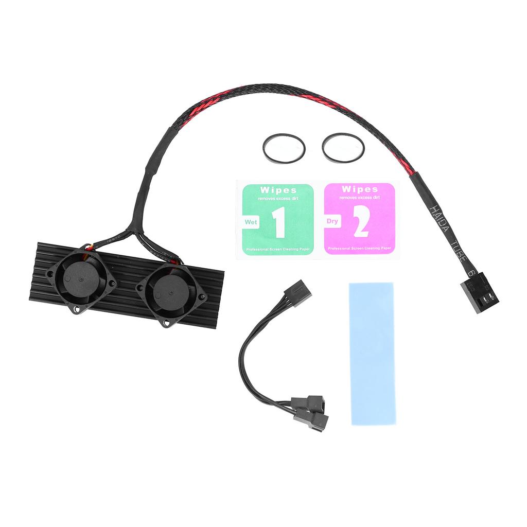 Heat Sink with Cooling Fan SolidState Radiators for Desktop Computers Ngff Nvme SATA3