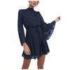 Women's Sexy Open Back Women's Wear Horn Sleeve Chiffon Fashion  Dress