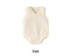 Unisex Summer Baby Bodysuit - Pure Cotton Jacquard Newborn Romper Gift