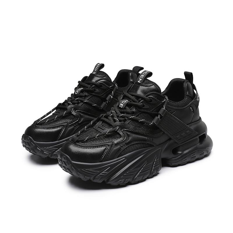 Thick-soled White Dad Shoes Women's Ins Tide 2025 Summer Breathable Mesh Comfortable Women's Shoes Heightening Sports Shoes Internet Celebrities