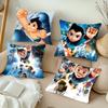 Retro A-Astro Boy Iron Pillow Case Square Pillow Bedroom Sofa Leisure Comfort Cushion Car Living Room Home Decoration
