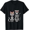 Halloween Dia De Los Muertos Sugar Skull Skeleton Dogs & Cat T-Shirt