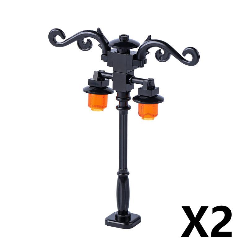 Halloween Decorative MOC Building Blocks Pumpkin Carriage Tombstone Skeleton Flame Horse Accessories Elf House Bricks Toys Gifts