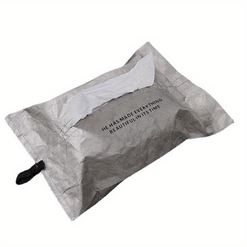 Taschentuchbox mit bedrucktem Logo zur Wandmontage, leichte, luxuriöse Autoschublade mit hochwertigem wasserfestem DuPont-Papier für die Verwendung im Auto