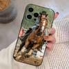Stile Western C-Cowboy Custodia per Telefono in Silicone Morbido Per IPhone 17 16 15 14 13 12 11 X XR Plus Pro Max Plus