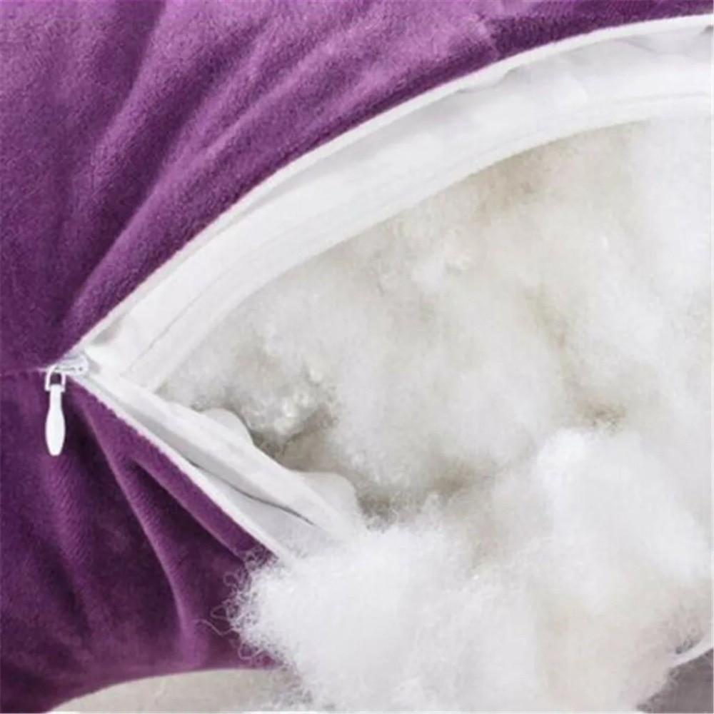 Comfort with Armrests Back Cushion Sofa PP Cotton Lumbar Backrest Solid Color Waist Support Seat Car