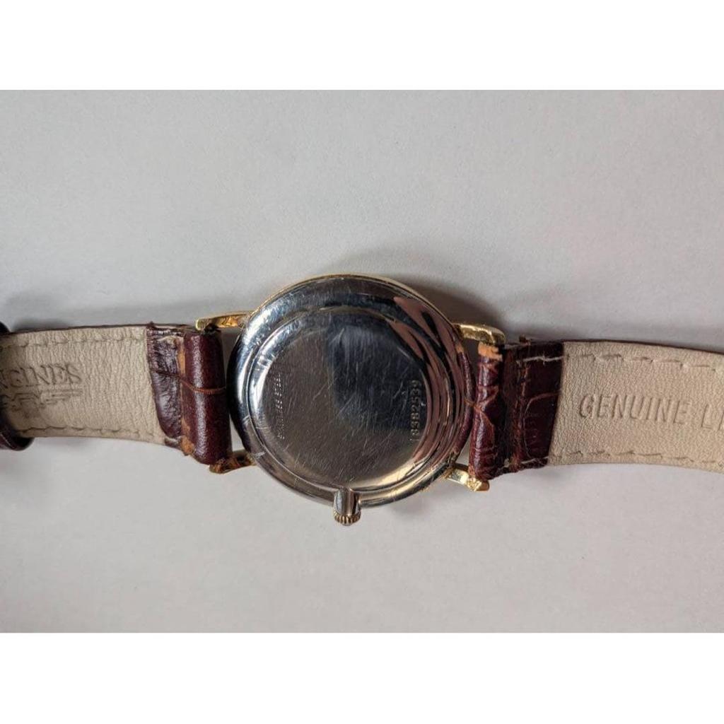Used Longines 4P Diamond 18K GF Antique Manual Winding Grand Classic