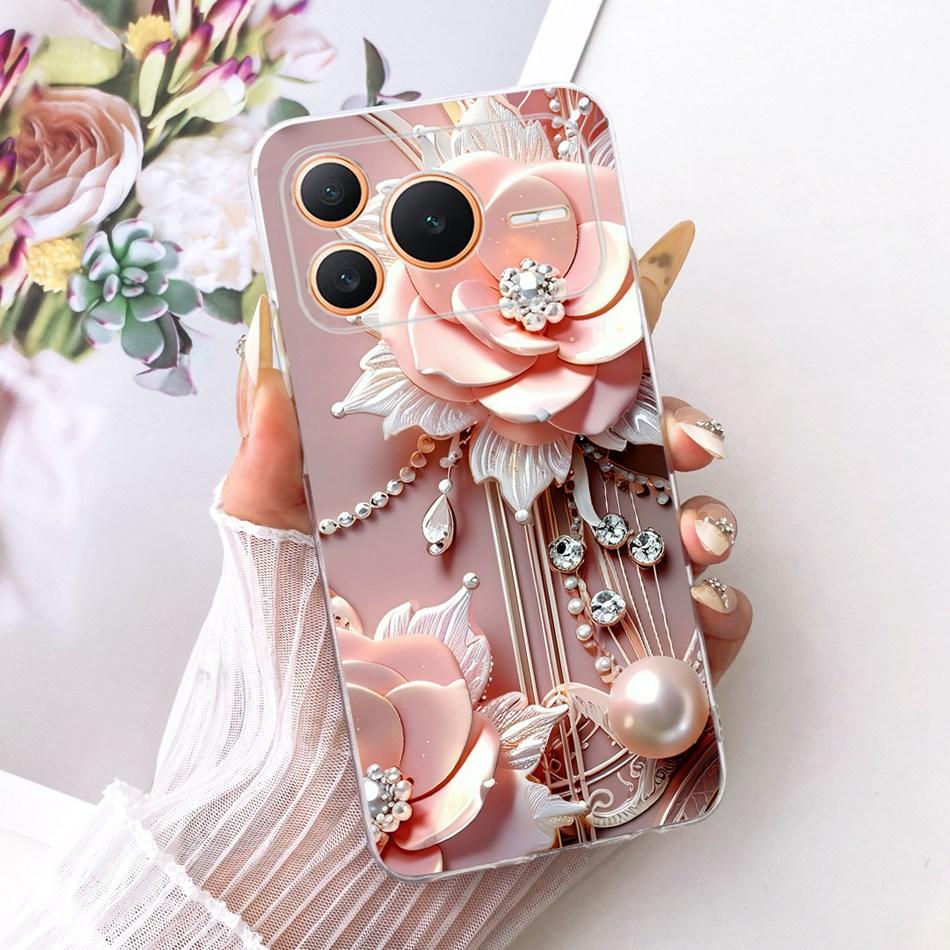 For Honor Power 2 / Power 5G 2026 Cute Flower Butterfly Cat Painted Case For Honor Power Power2 Soft Silicone TPU Phone Cases
