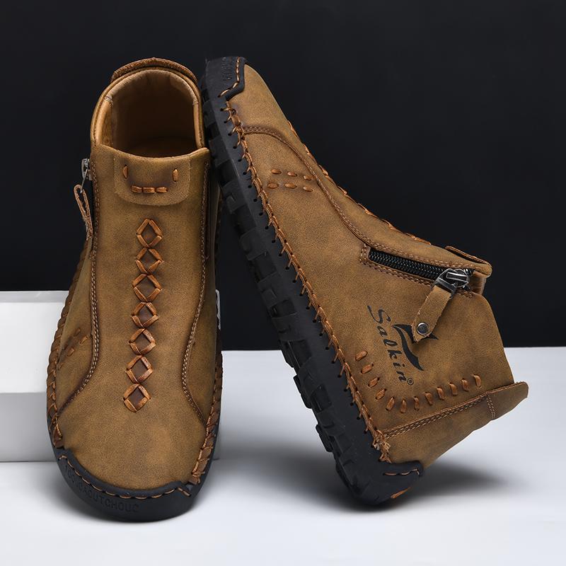 38-48 6 Men's Retro Ankle Boots Casual Shoes Large Size Casual Shoes Light Shoes Ankle Boots