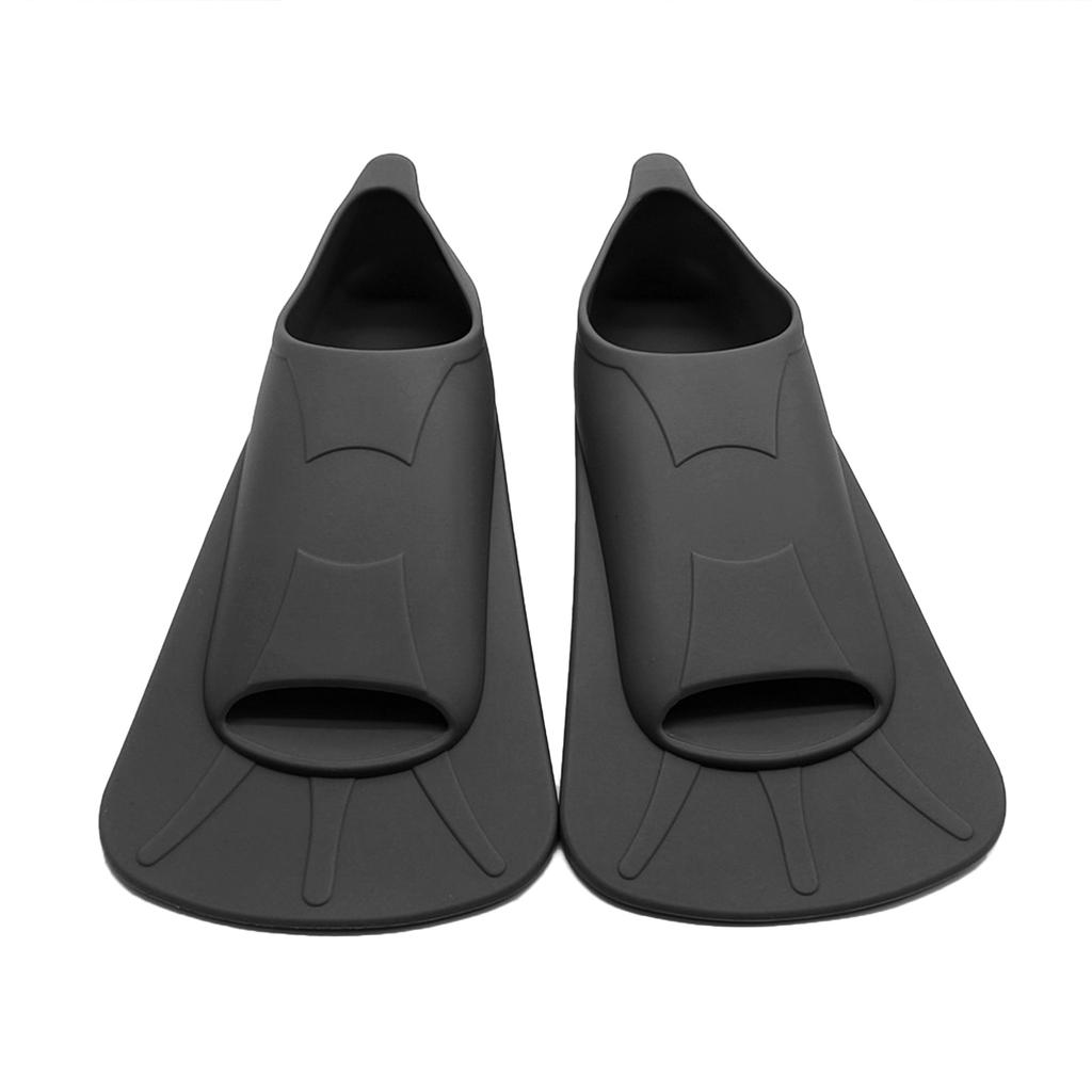 Silicone Swimming Training Fins Swim Flippers Travel Size Short Fins for Snorkeling Diving Pool Man Women Kid Travel