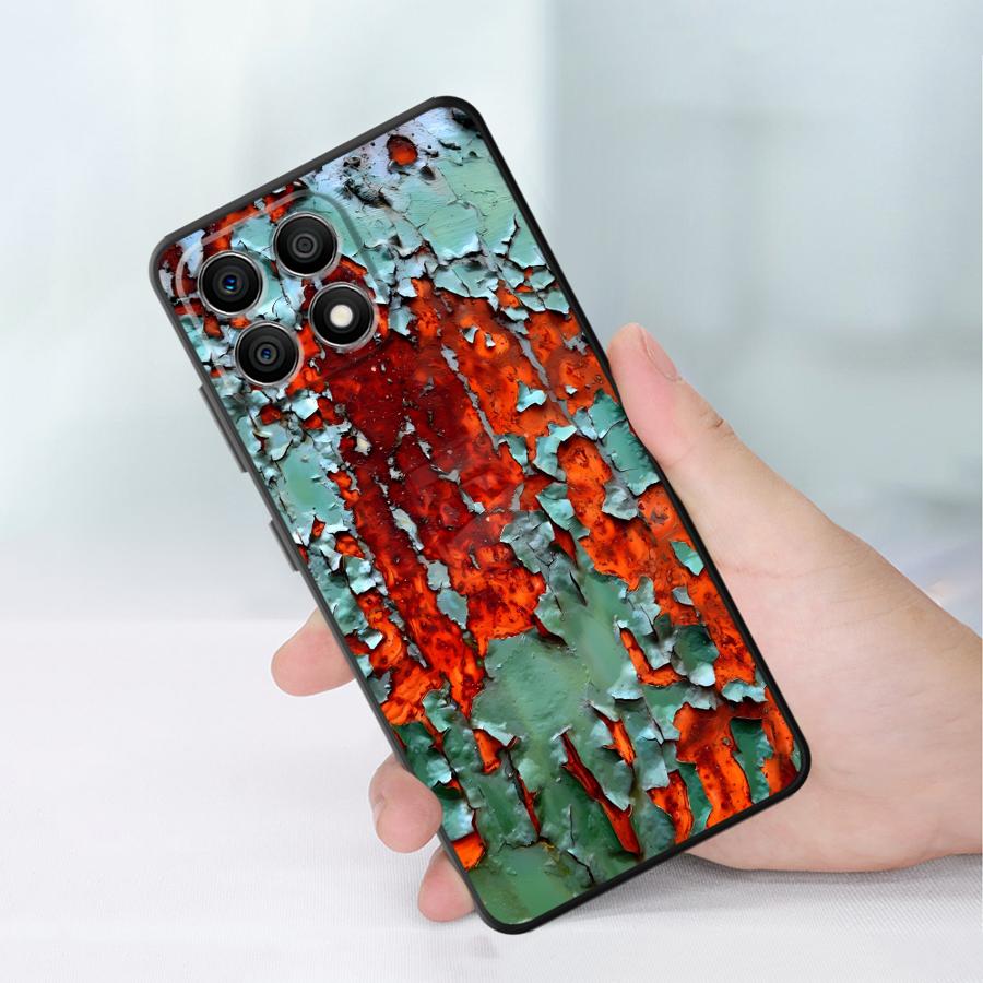 Case for Honor X7 Magic5Lite 70 8X 200 400 Lite 90 X9a X8 X6 X5b Funda Phone Cover Retro Rust