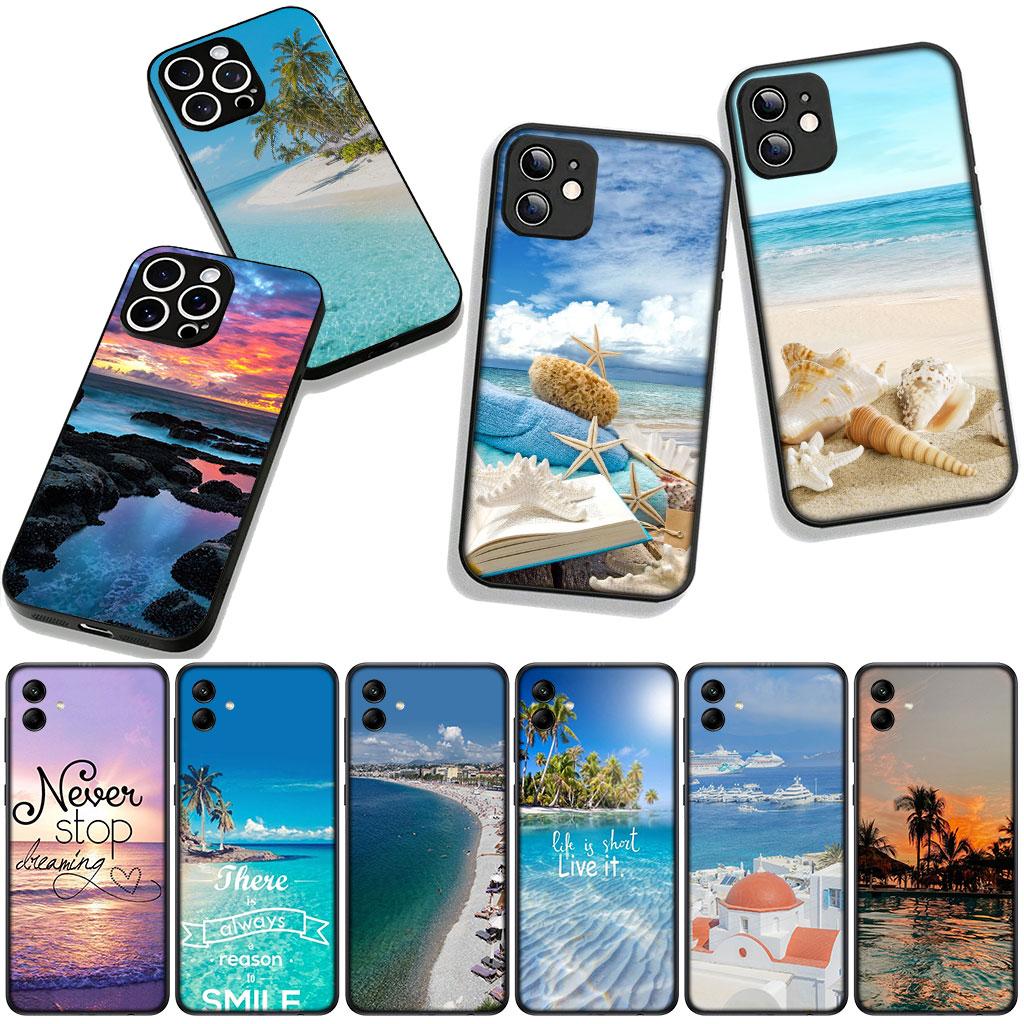 Cover for Xiaomi Redmi Note 15 11 9 10 Pro Plus A5 9A 9T 10A 10C 9C NFC 15C 8T Phone Case Mountain Sea Beach Travel Sand