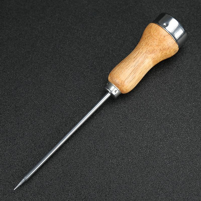 1PC Stainless Steel Ice Hammer with Non-slip Wooden Handle | Ideal for Breaking Ice Cubes in Kitchens and Camping, 304 Stainless Steel