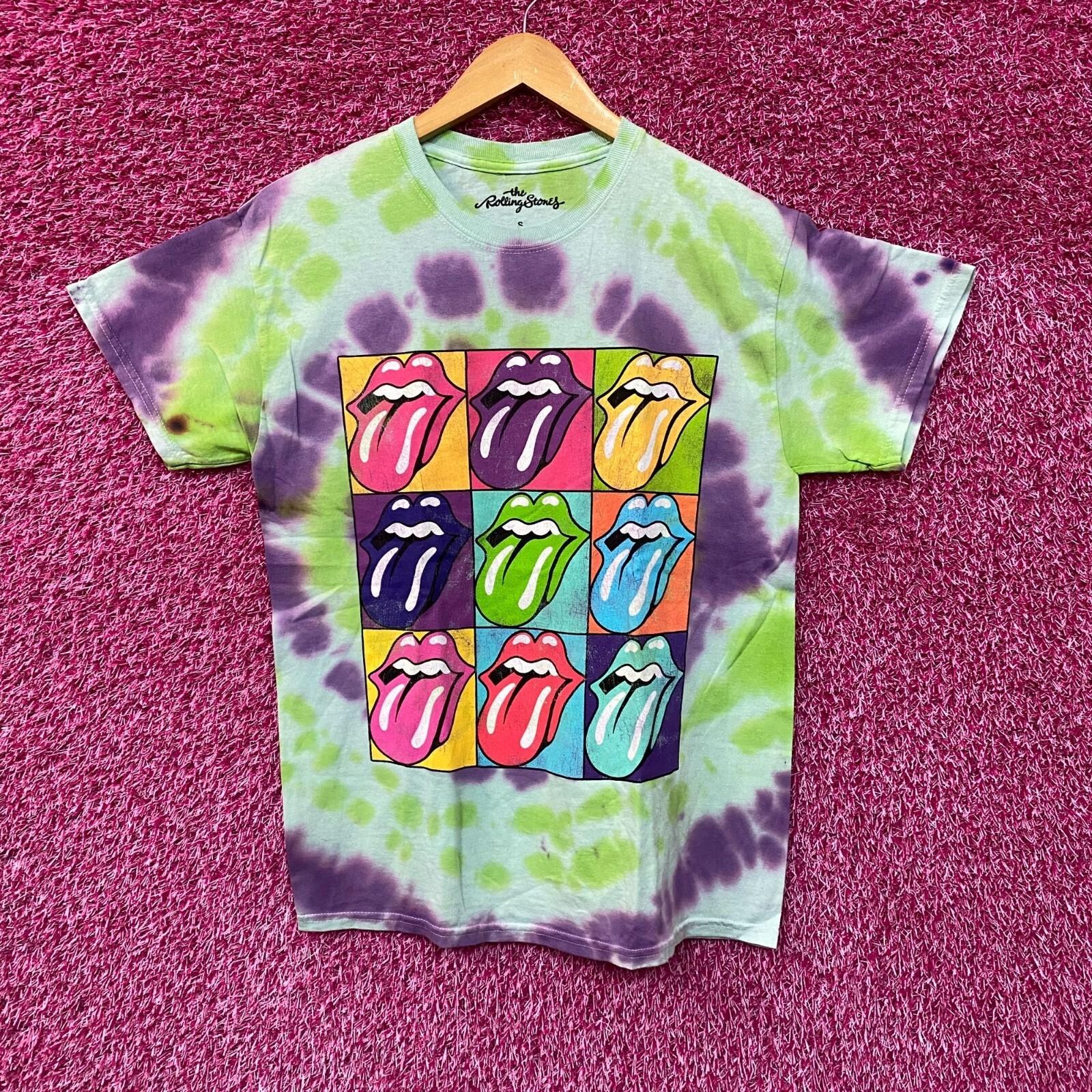Футболка с принтом Hot Lips The Rolling Stones Футболка тай-дай L