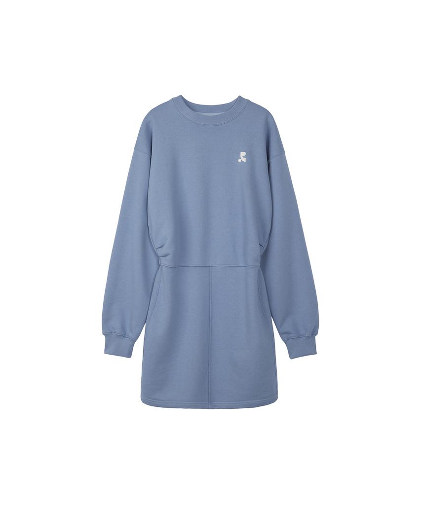 Rest And Recreation Jersey Mini Dress - Blue