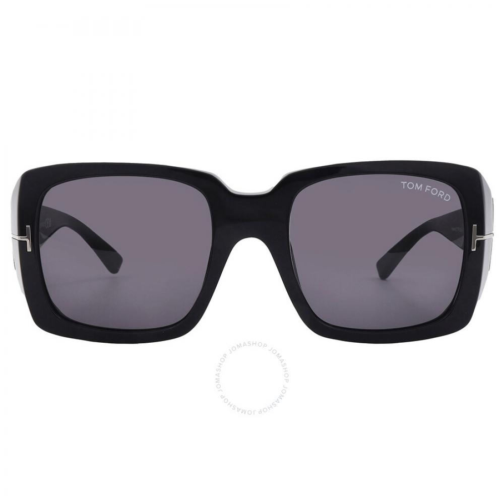 

Tom Ford Ryder Smoke Square Ladies Sunglasses FT1035 N 01A 51