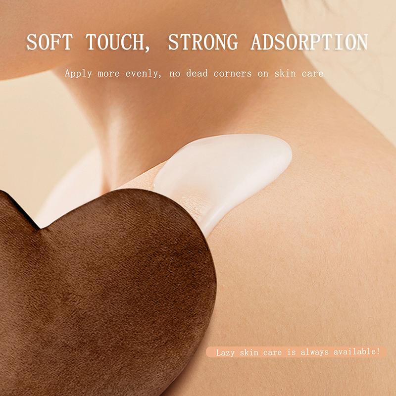 Rękawica do samoopalania ciała wielokrotnego użytku Krem Balsam Mus Rękawica do czyszczenia ciała Dwustronna Zapobiega lepkim dłoniom Aplikator Samoopalacz