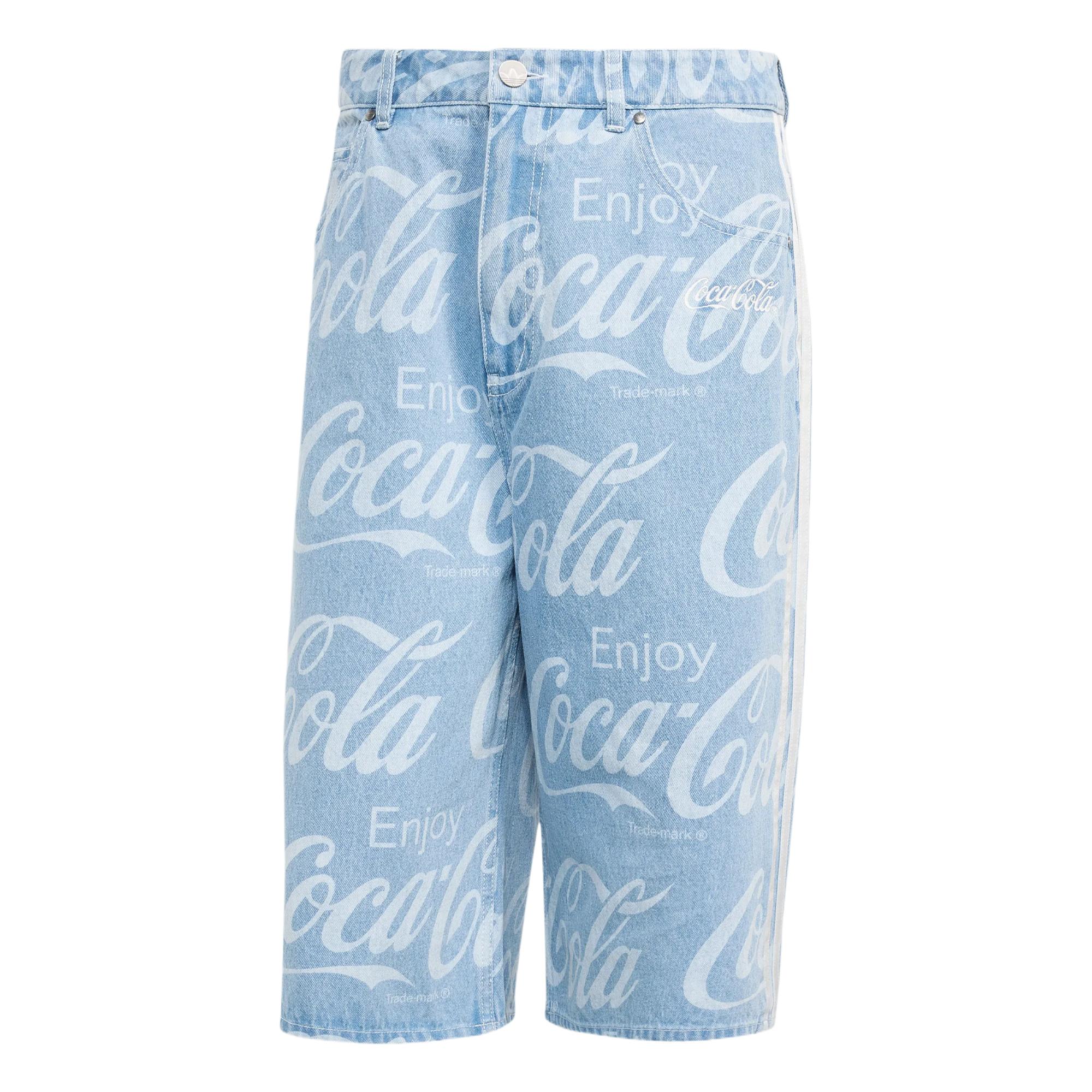Adidas Originals Coca Cola Letter Print Jeans Men bottoms KY2112 XS