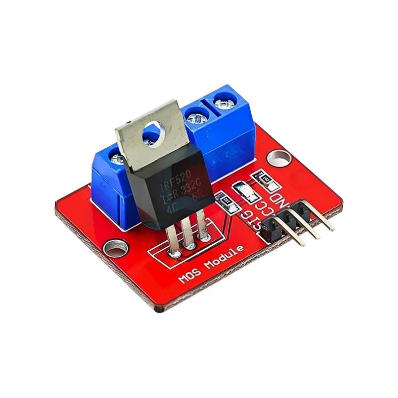 0-24V TDouble USB Charge DC-DC Step-down Converter Module Top Mosfet Button IRF520 Driver Module
