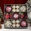 35Pcs/Set Creative Christmas Ball 6CM Xmas Ornament Ball Durable Xmas Baubles  Scene Supplies