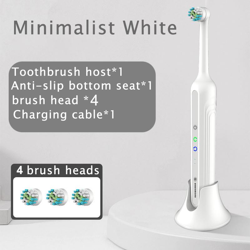 Вращающаяся электрическая зубная щетка для отбеливания зубов у взрослых — фото 7