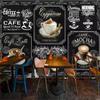 Retro Fototapeta Ścienna Kawa Tapeta Catering Kawiarnia Duża Tapeta Na Ścianę Do Kawiarni Kawiarni Restauracji Bar Z Przekąskami Fototapety Ścienne