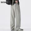 MARK FAIRWHALE Men's Loose Fit Wide Leg Sweatpants