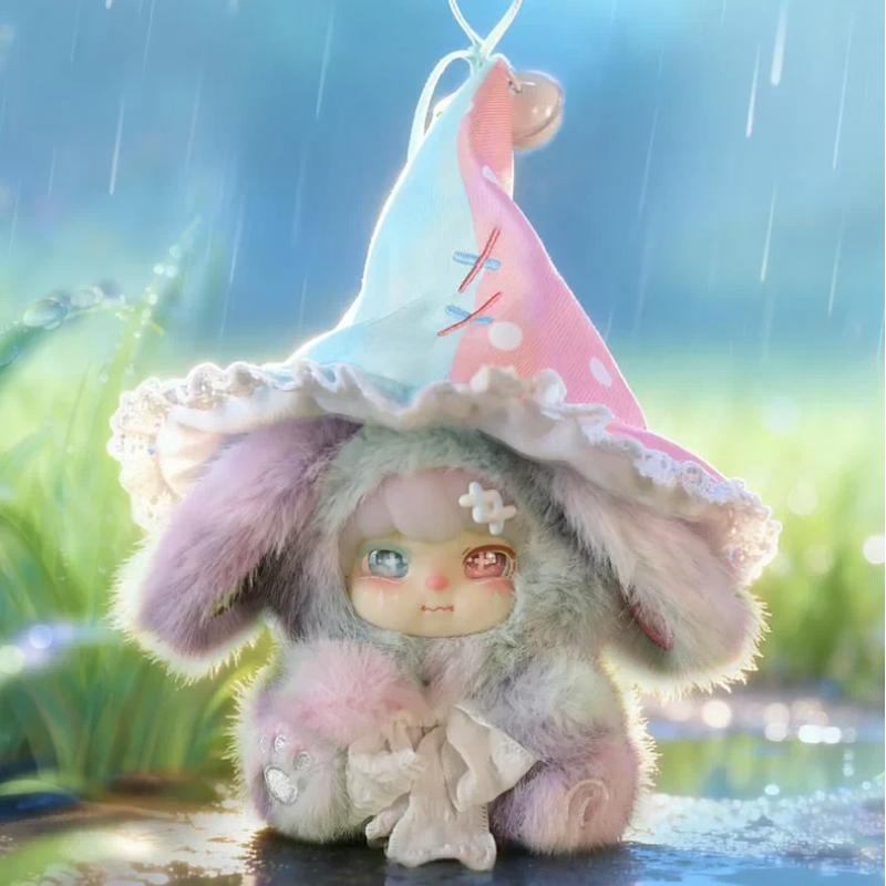 Loklki Waiting For Wind Collection Dream Magic Rabbit Plush Blind Box Cute Fluffy Bag Pendant Trendy Play Accessory For Bag