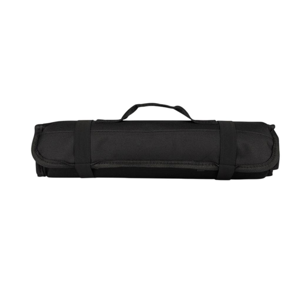Household Tool Roll Organizers Compact 15.2cm Rolled Size Unfolds Large 58.4x35.5cm Surfaces with Organized Pockets for Easy Access