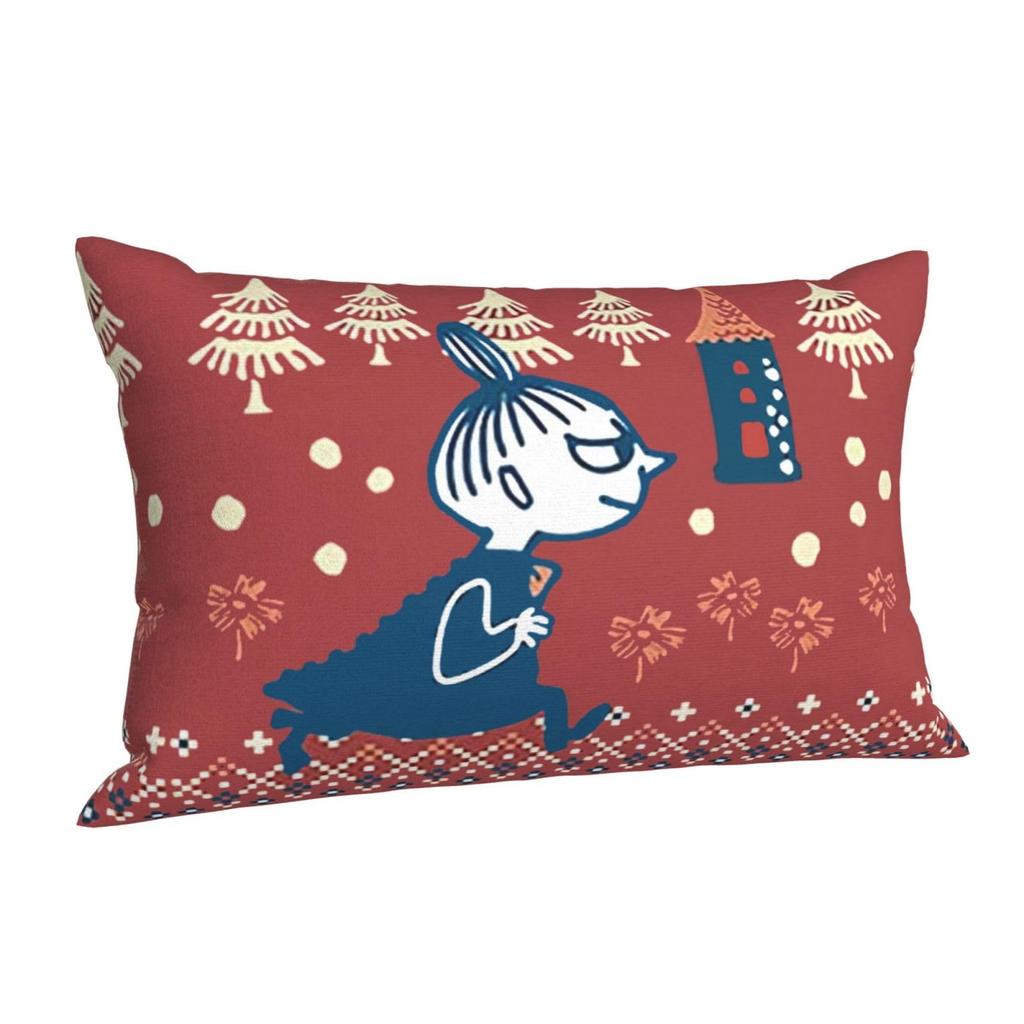 Moomin Little My Soft and Comfortable Sofa Decorative Pillow Suitable for and 60cm X 40cm Pillowcase, Anti-mite, Antibacterial, Anti-odor,