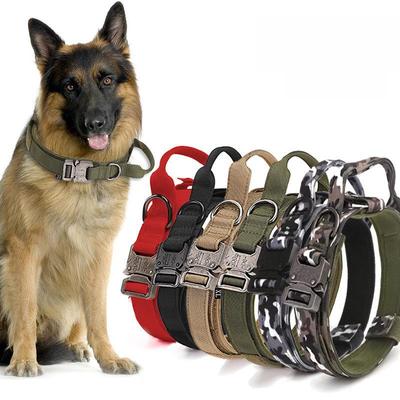 Collier Tactique en Nylon pour Chien Moyen & Grand - Durable et Épaissi pour l'Entraînement