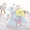 1pc Pom Pom Purin Hello Kitty Pochacco My Melody Pattern Automatic Umbrella Is Fashionable and Good-Looking, a Portable 3-Fold Umbrella, Suitable for