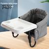 High Stability Portable Chair Baby Dining Table Foldable Waterproof Oxford Cloth 5-Point Stable Safety Belt Adjustable Fixing System Pole