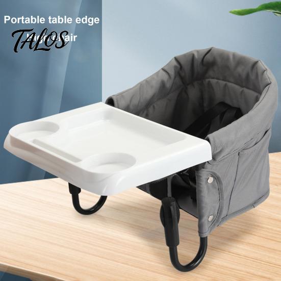 High Stability Portable Chair Baby Dining Table Foldable Waterproof Oxford Cloth 5-Point Stable Safety Belt Adjustable Fixing System Pole