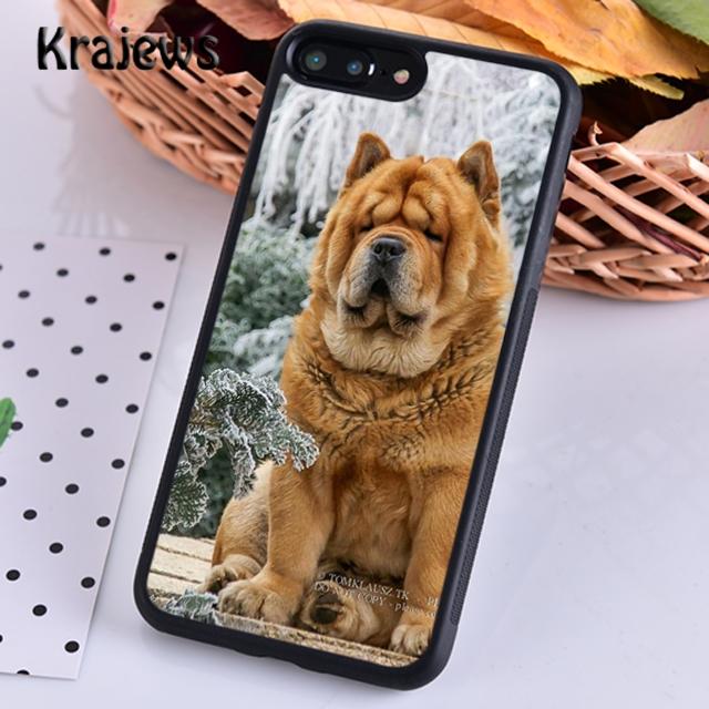 Krajews CHOW CHOW dog Art Print Phone Case Cover For iPhone 17 Air 16 15 14 plus 11 12 13 pro max Plus coque Fundas
