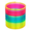 Rainbow Coil Spring Toy, Classic Novelty And Colorful Neon Plastic Toy Party Supplies For Boys Girls