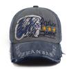 Vintage Washed Baseball Cap Letter Embroidery Soft Top Visor Hat Retro Fashion Men Women Casual Snapback For Outdoor Sports Hot