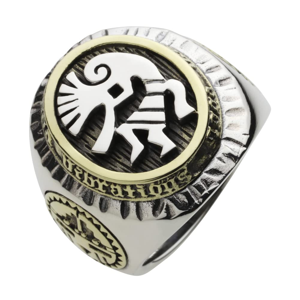 

Kokopelli Ring 925 Silver fr0431 Size 17 [Figmart] [Silver Accessory]
