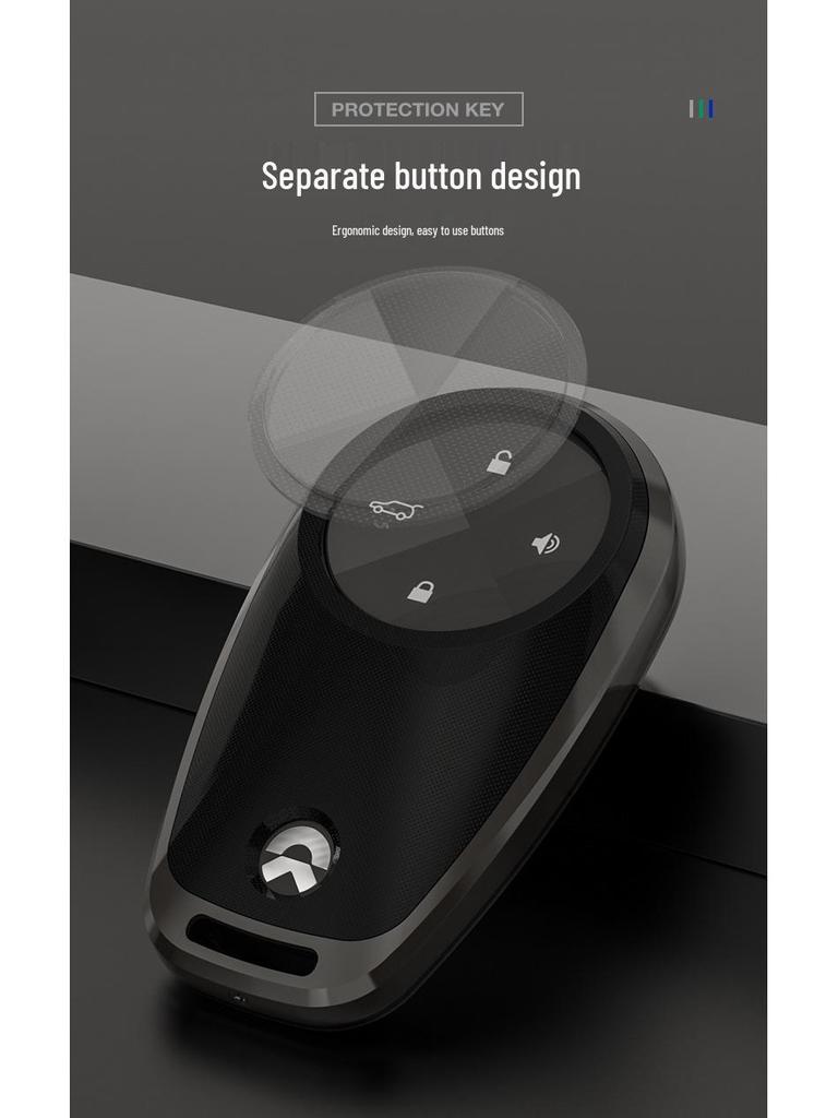 NIO ES6/ES8/EC6 2022 Key Case: Custom Protective Shell with Buckle